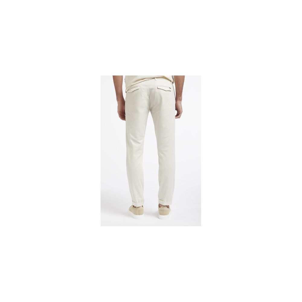 Beige Cotton Men's Pant