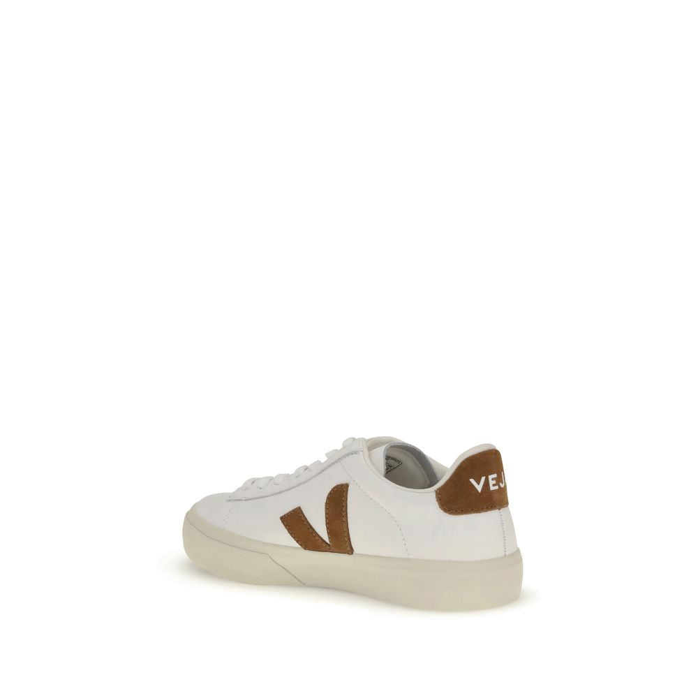 White Leather Low Top Sneakers