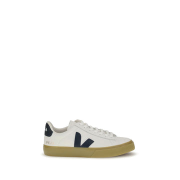White Leather Low Top Sneakers