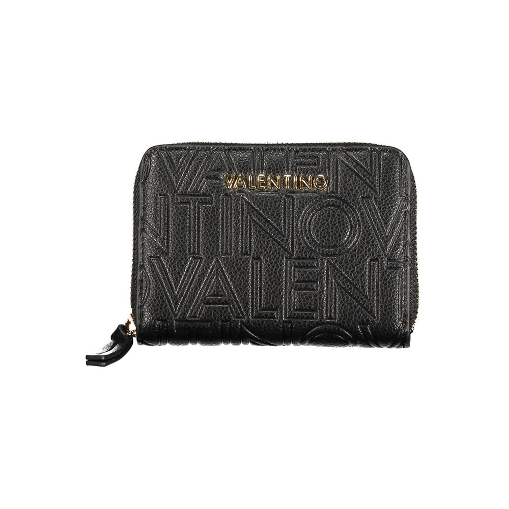 Mario Valentino - Black Signature Zip-Around Wallet