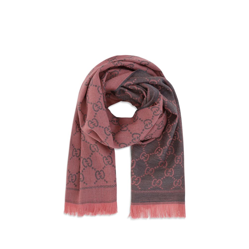 Gucci - GG Supreme Monogram Wool Scarf