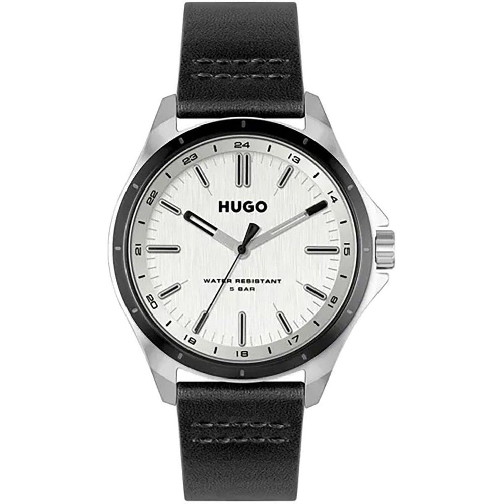 Hugo Boss - Black Leather Elite Dress Watch