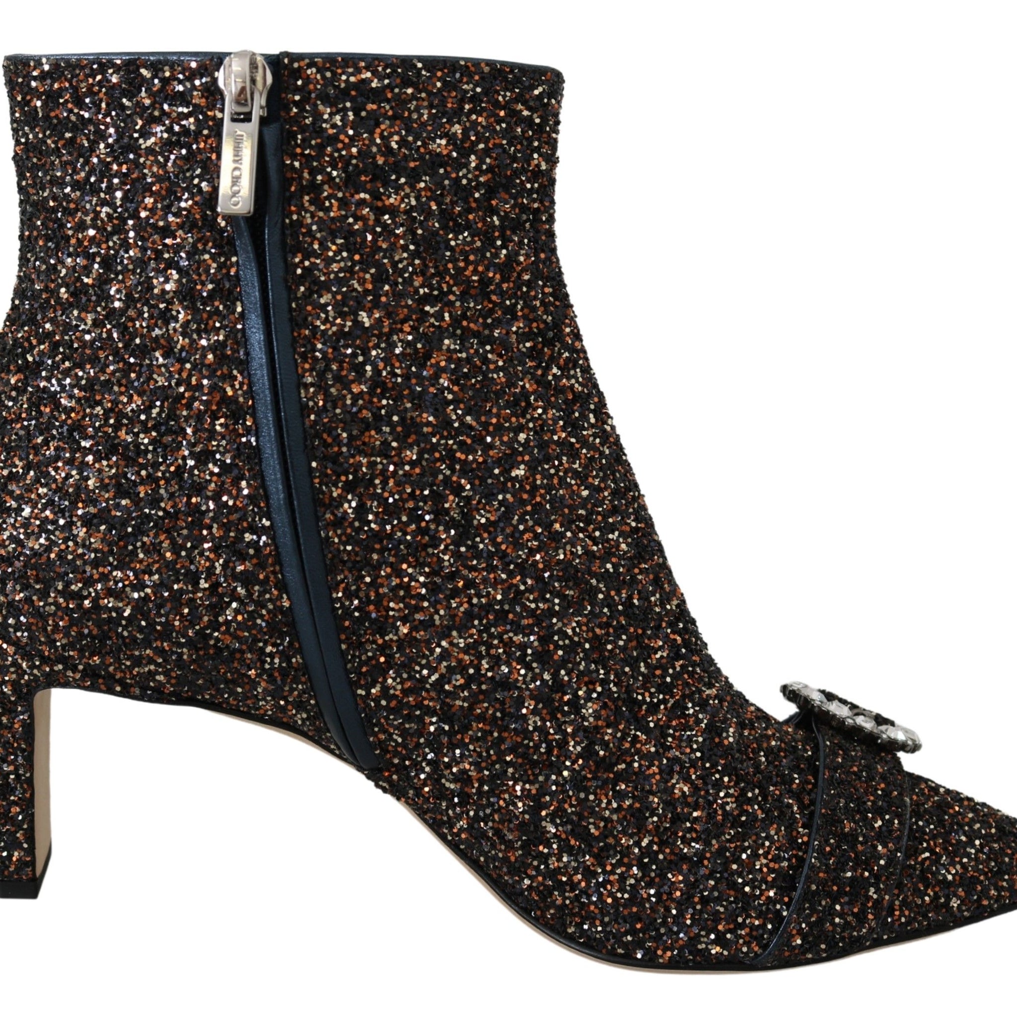 Amethyst Mix Hanover Heeled Glitter Boots