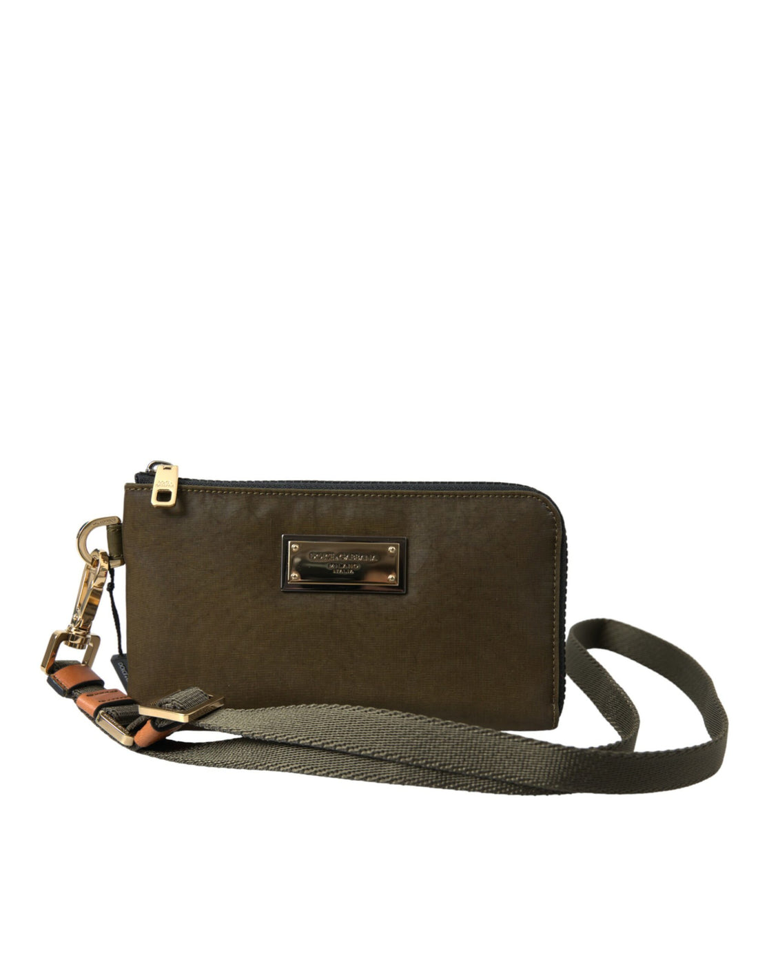 Kit multifuncional de 2 piezas con logotipo de nailon verde oscuro