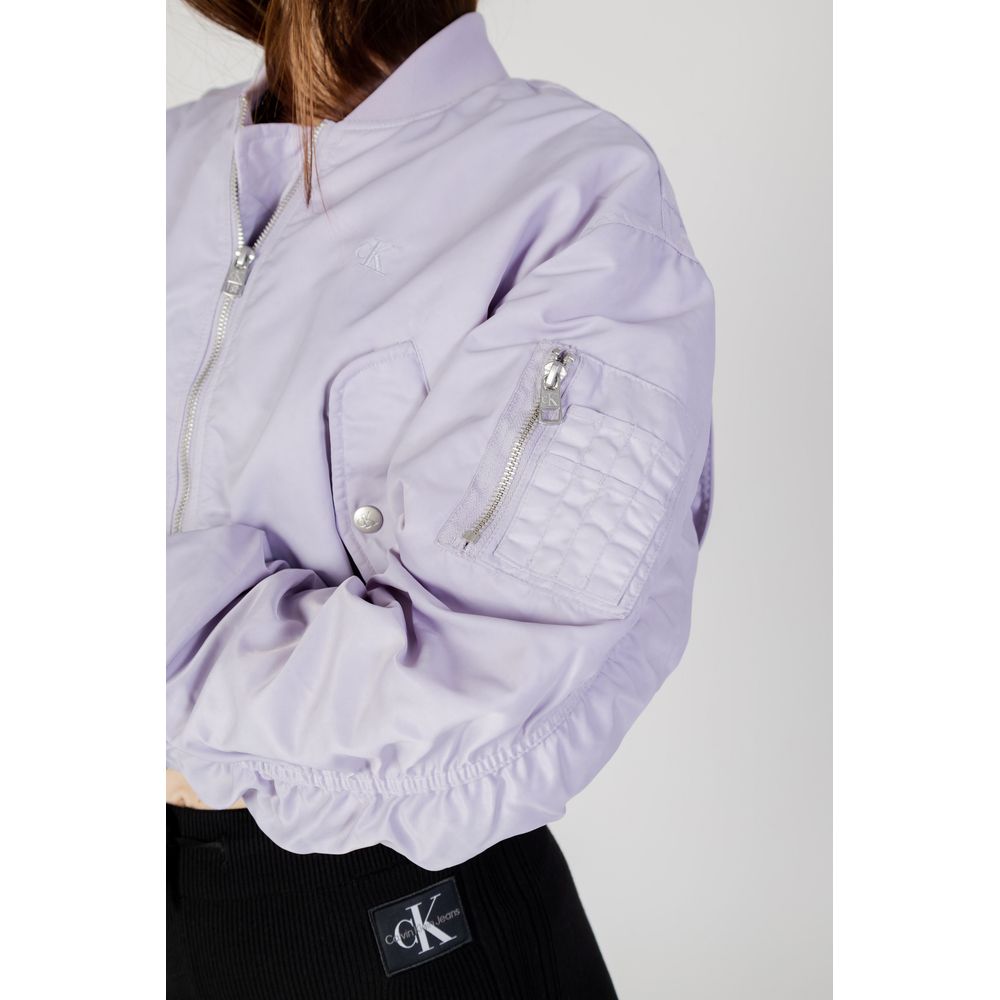 Purple Polyamide Bomber