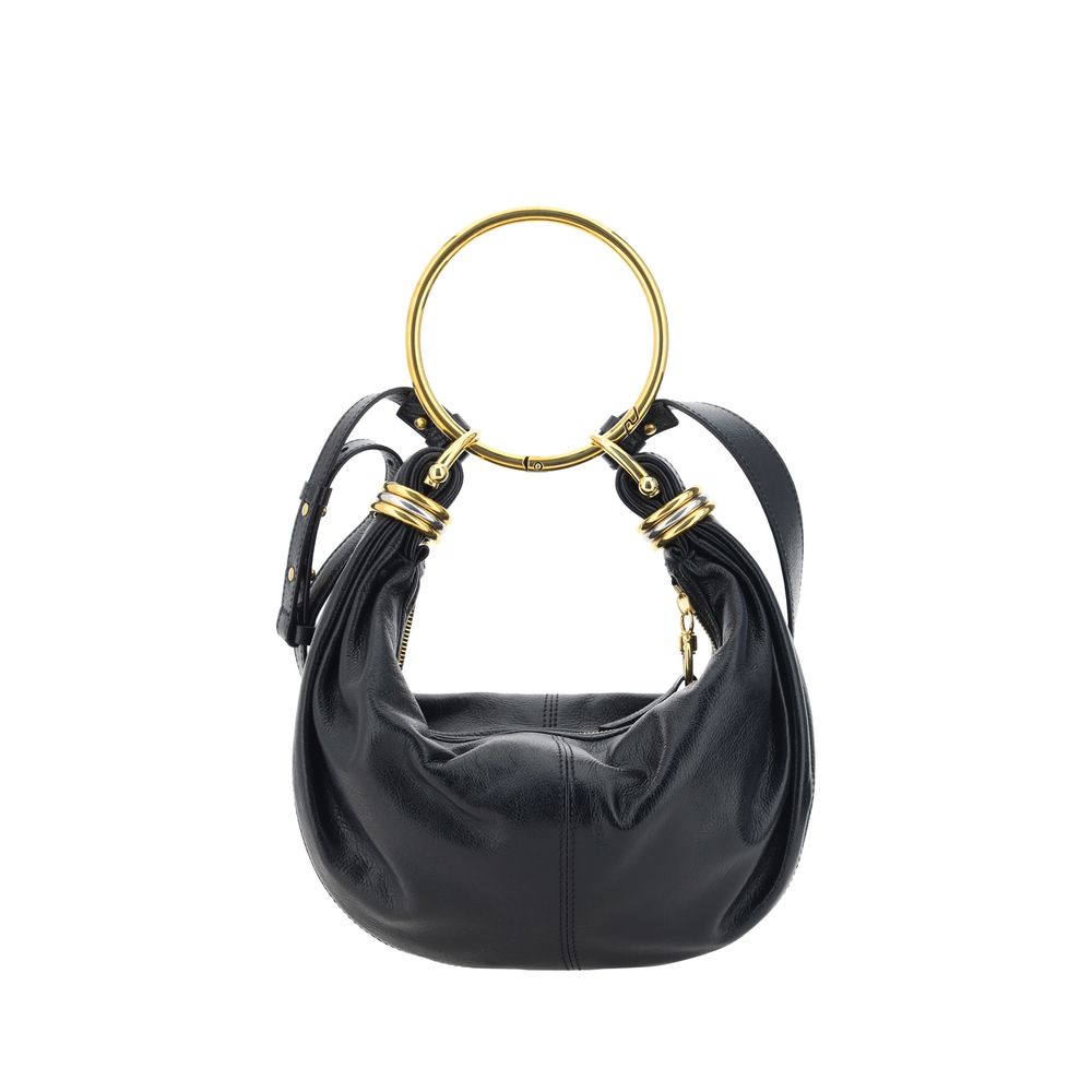 Bolso Bos Taurus de piel de becerro negra