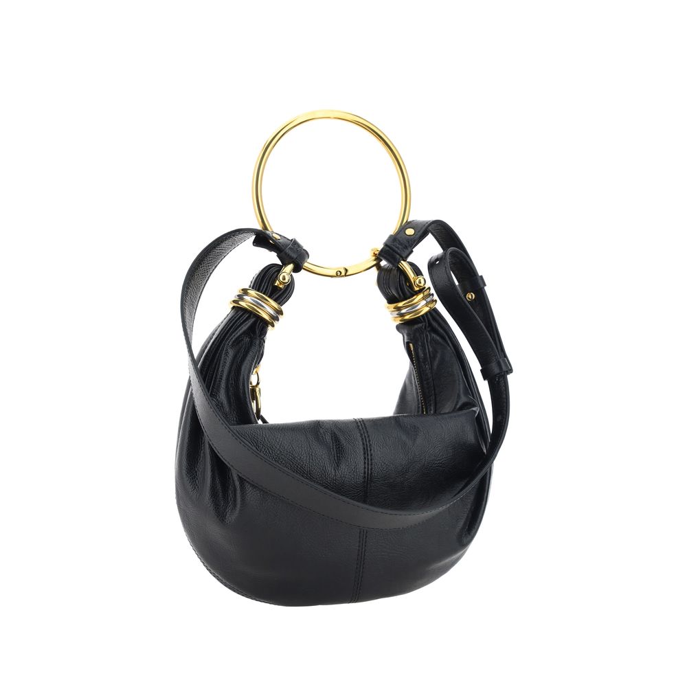 Bolso Bos Taurus de piel de becerro negra