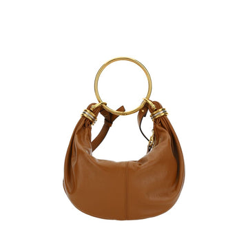 Bolso Bos Taurus de piel de becerro marrón