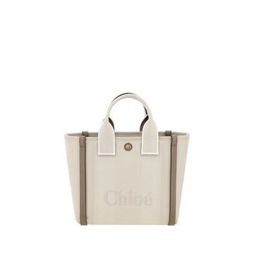 Beige Cotton Handbag