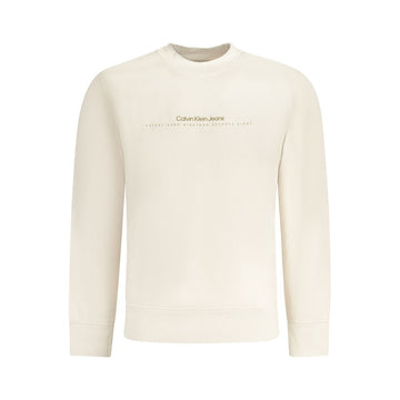 Beige Cotton Men's Sweatshirt