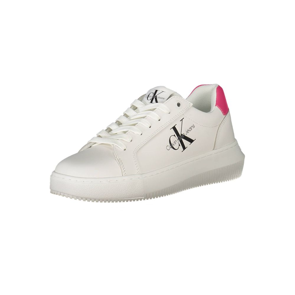 Zapatillas deportivas blancas de piel para mujer