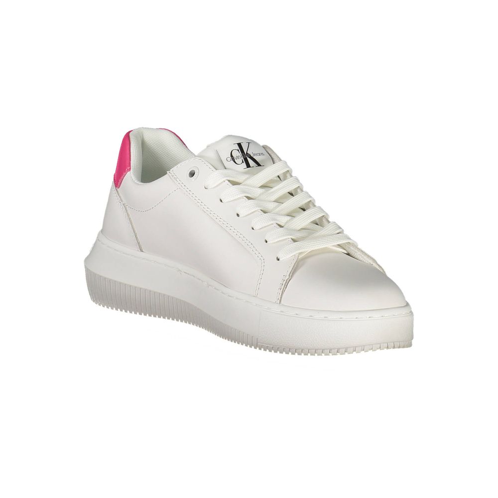 Zapatillas deportivas blancas de piel para mujer