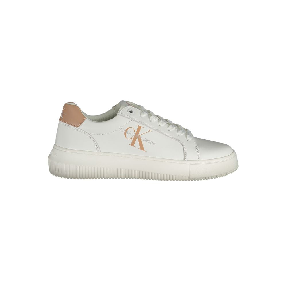 Zapatillas deportivas blancas de piel para mujer