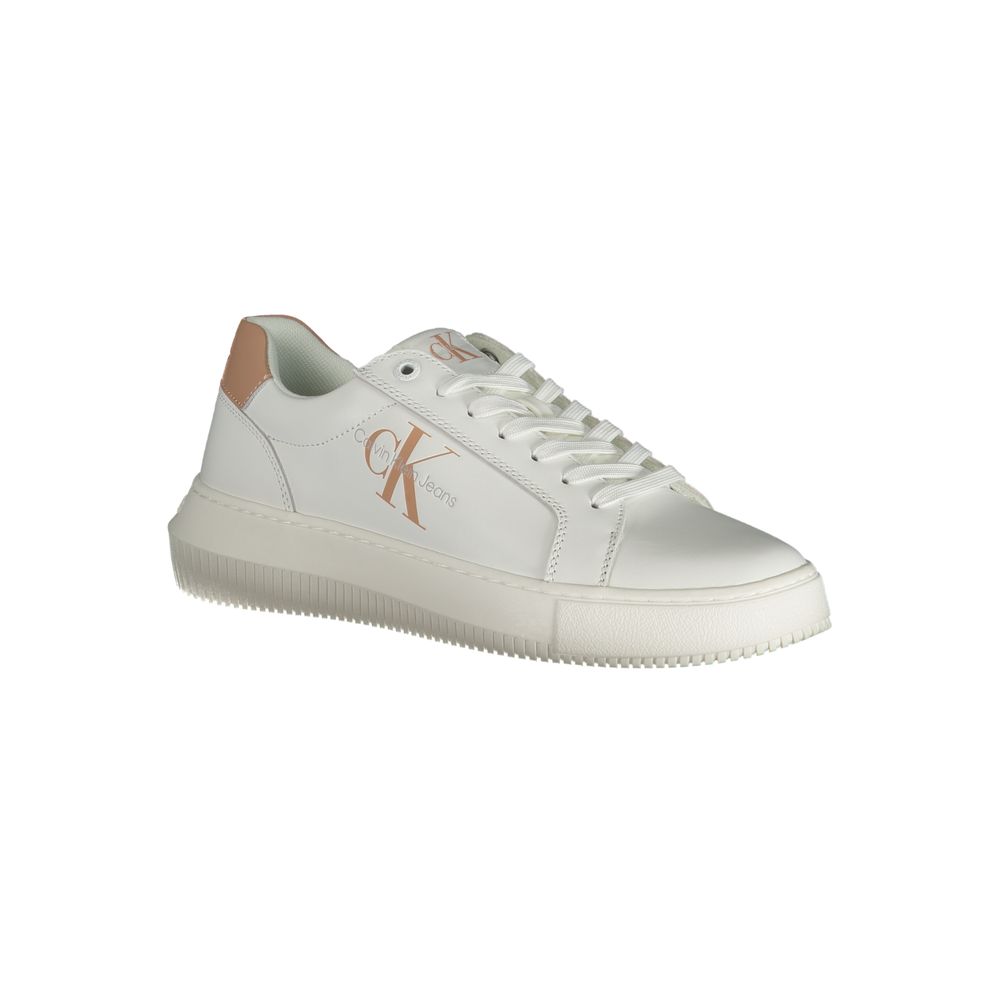 Zapatillas deportivas blancas de piel para mujer
