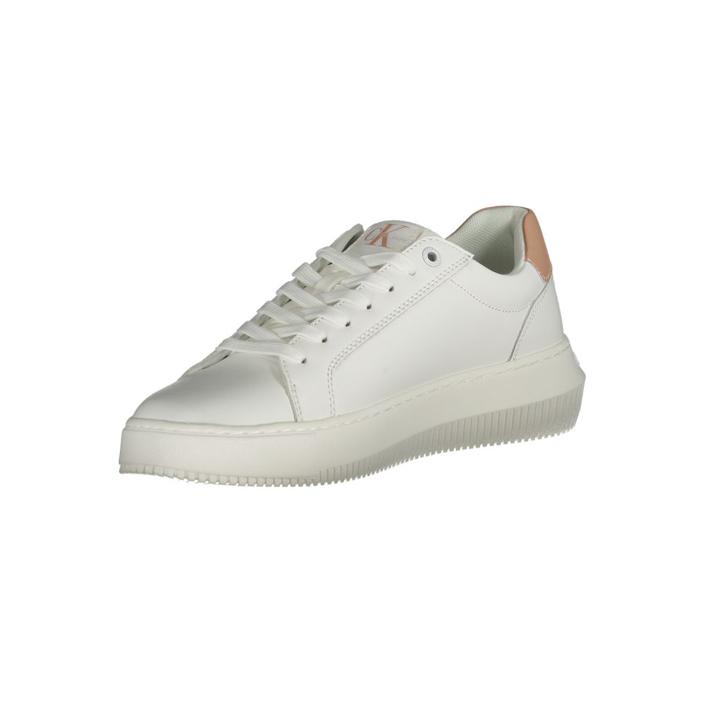 Zapatillas deportivas blancas de piel para mujer