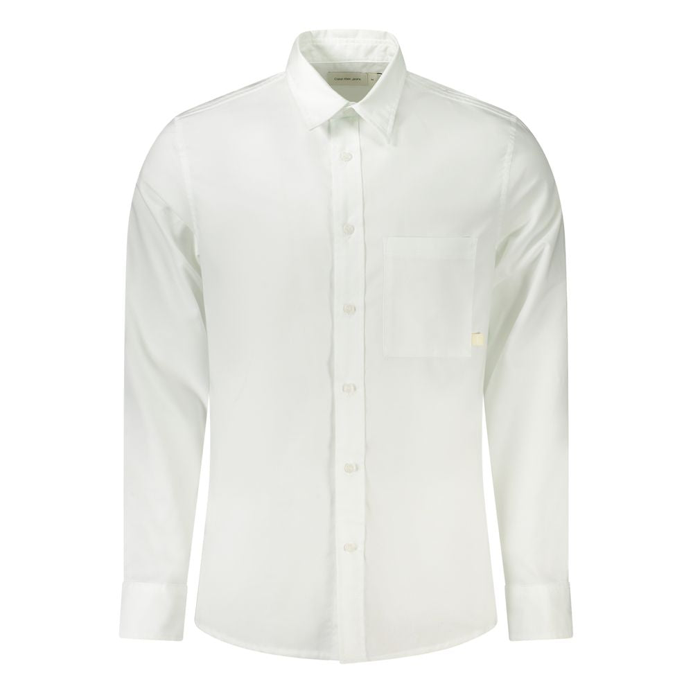 Calvin Klein - Slim Fit White Cotton Shirt