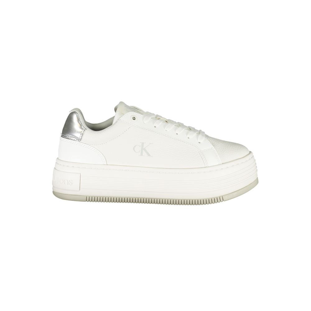 Zapatillas deportivas blancas de piel para mujer