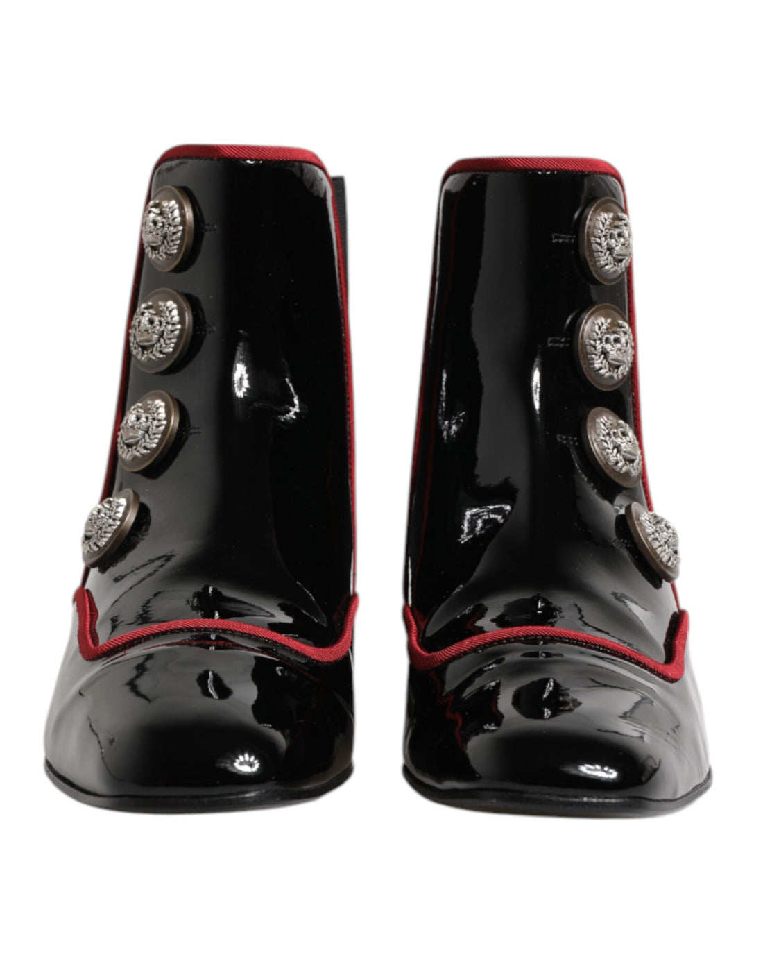 Botas Chelsea negras con botones Jackie