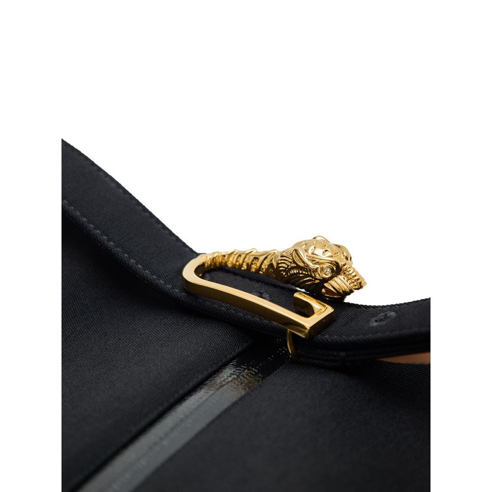 Black Wool Midi Skirt for Women - KILAUE