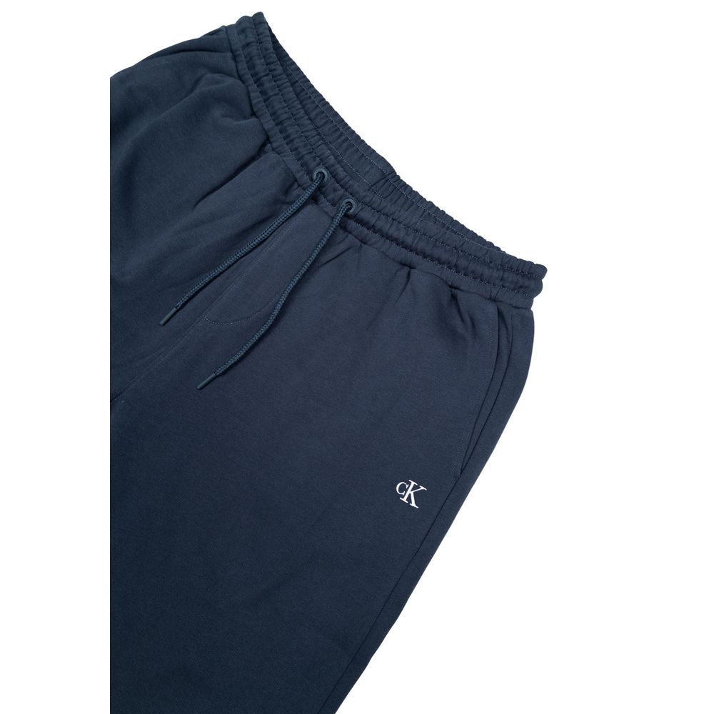 Pantalones deportivos de algodón orgánico azul