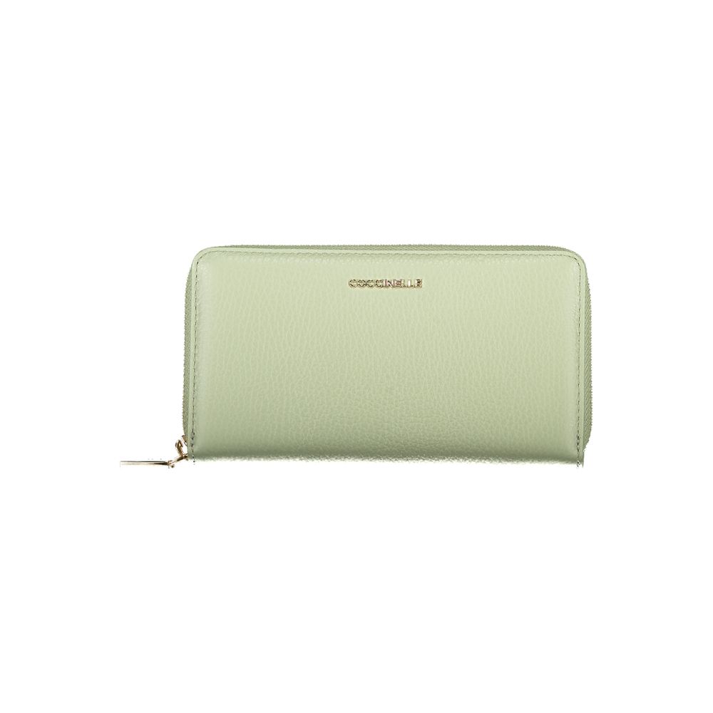 Cartera de mujer de piel verde
