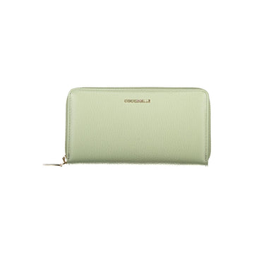Cartera de mujer de piel verde