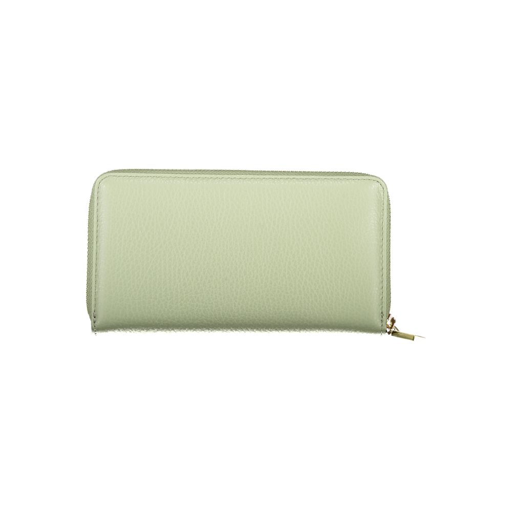 Cartera de mujer de piel verde