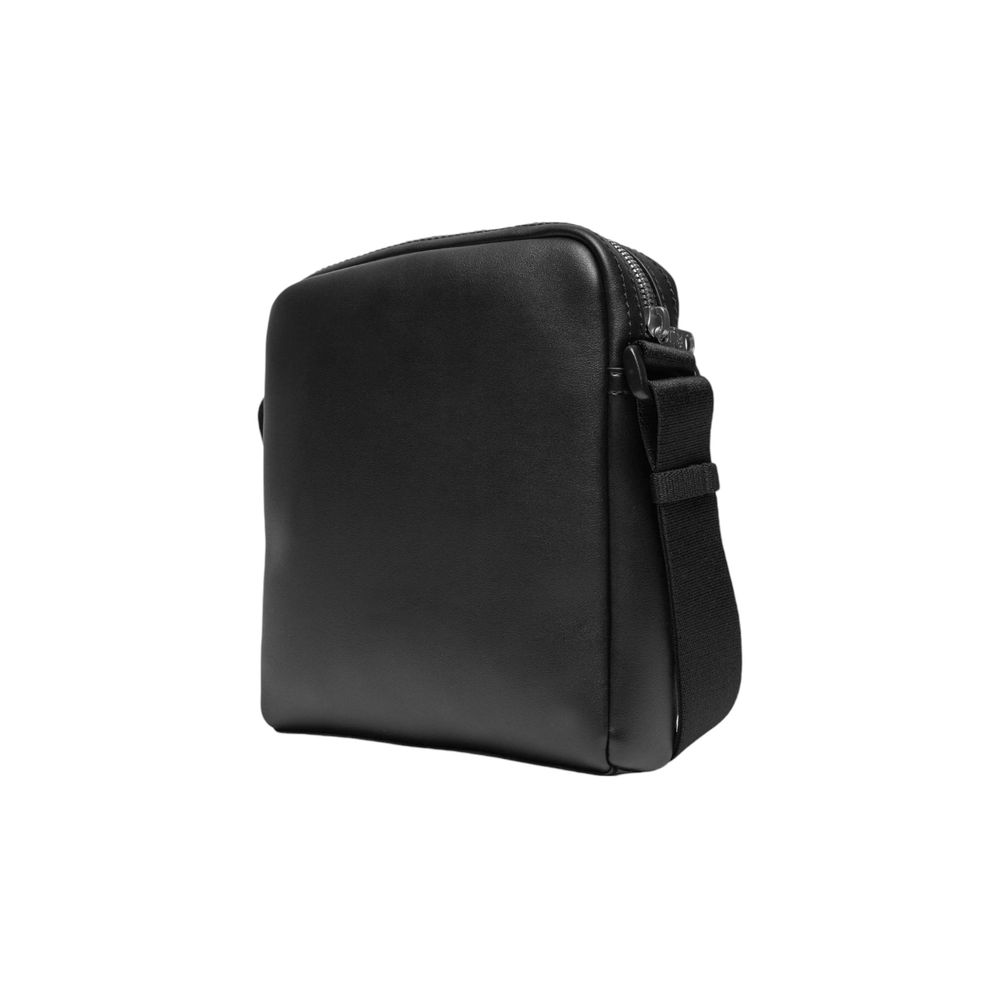 Bolso bandolera de polietileno negro