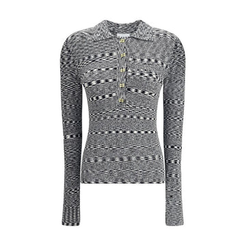 Polo de viscosa negra