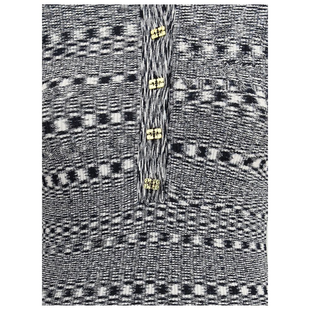 Polo de viscosa negra