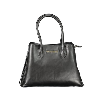 Bolso de mano para mujer de poliuretano negro