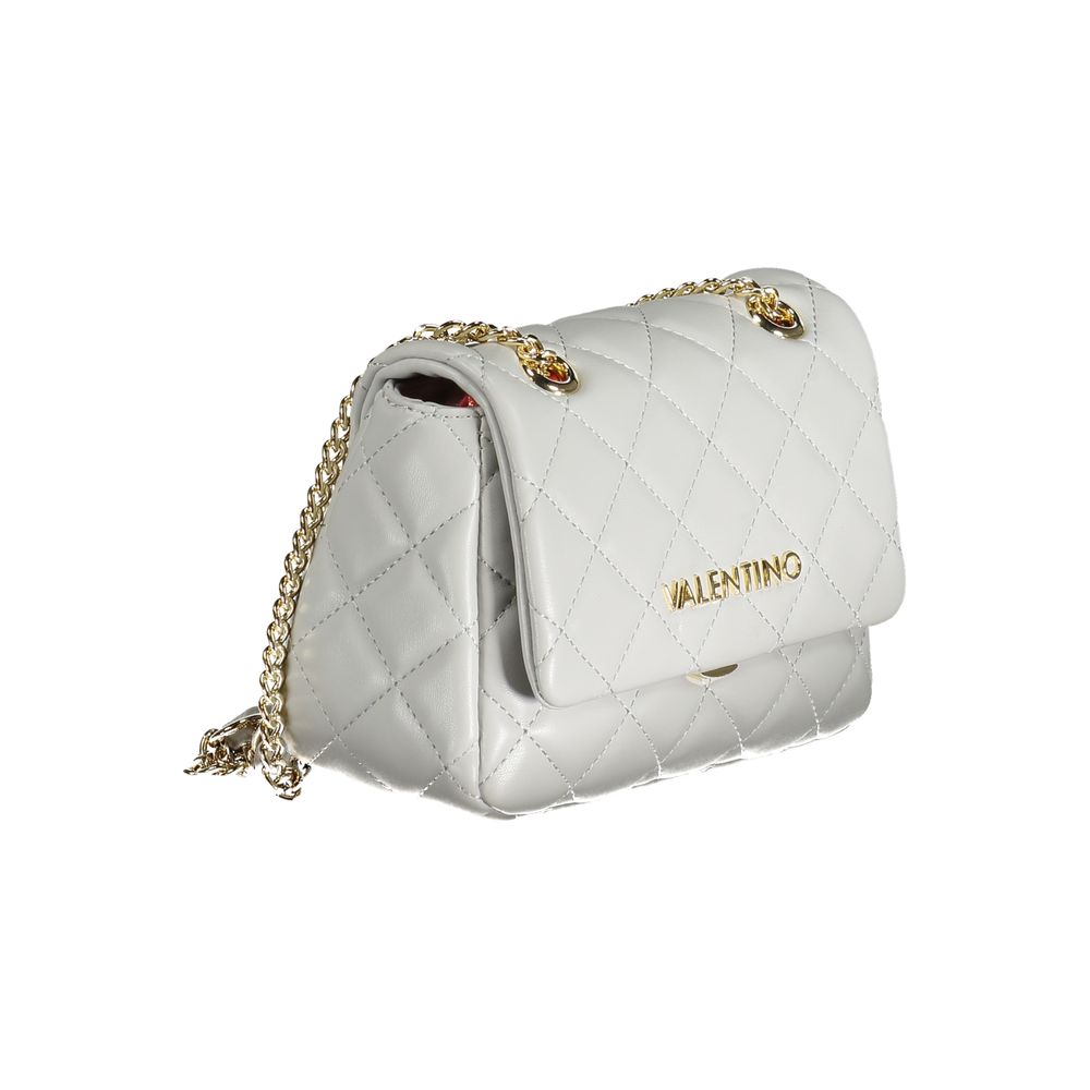 Bolso de hombro para mujer Grigio Poliuretano