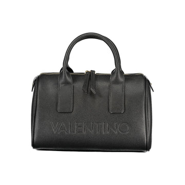 Bolso de mano para mujer de poliuretano negro