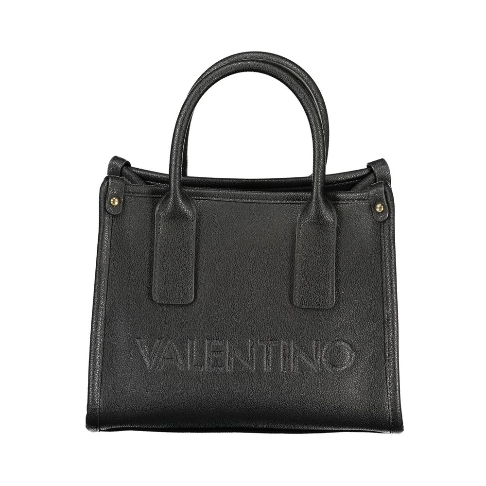 Bolso de mano para mujer de poliuretano negro