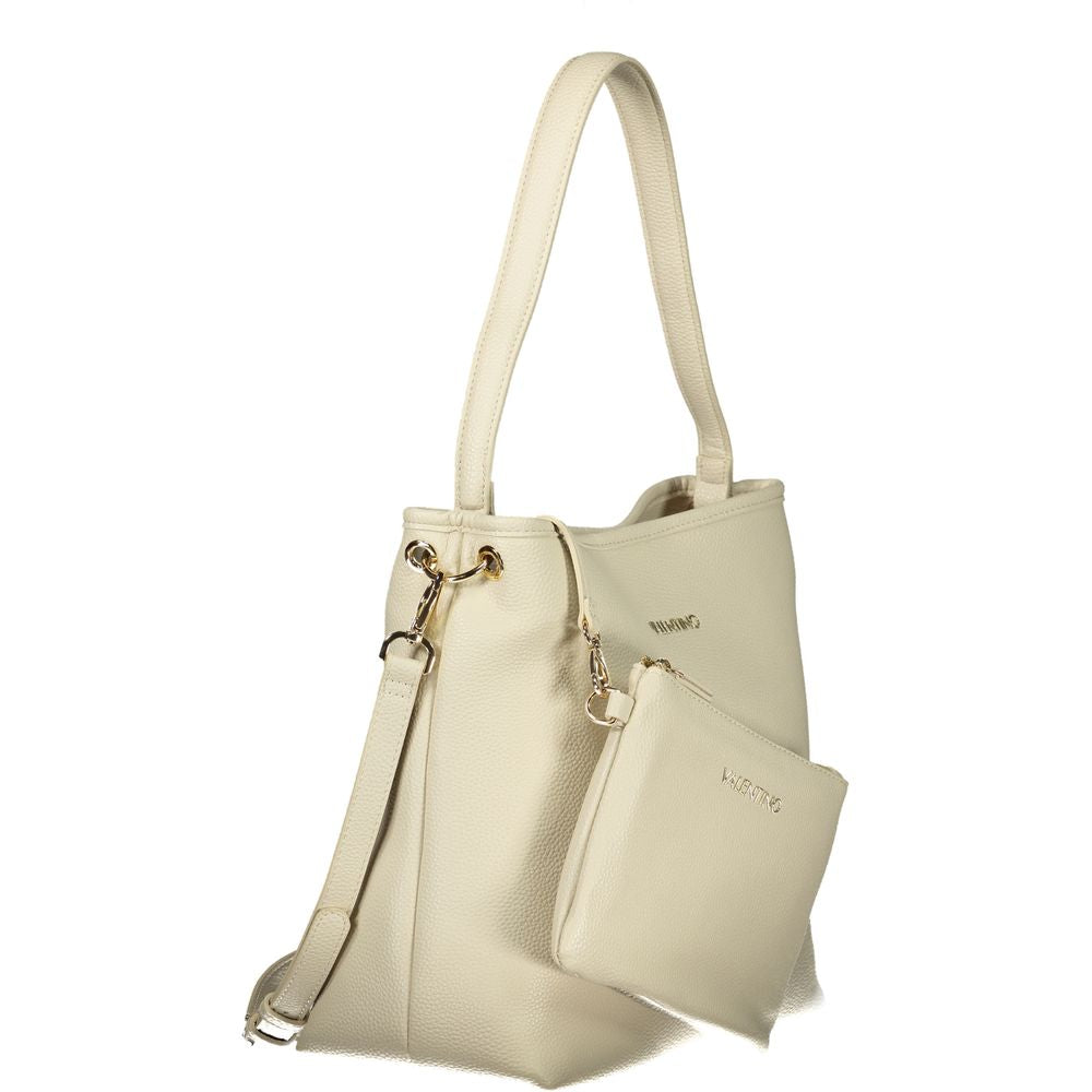 Bolso de polietileno beige