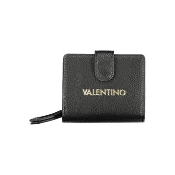 Black Polyurethane Women Wallet