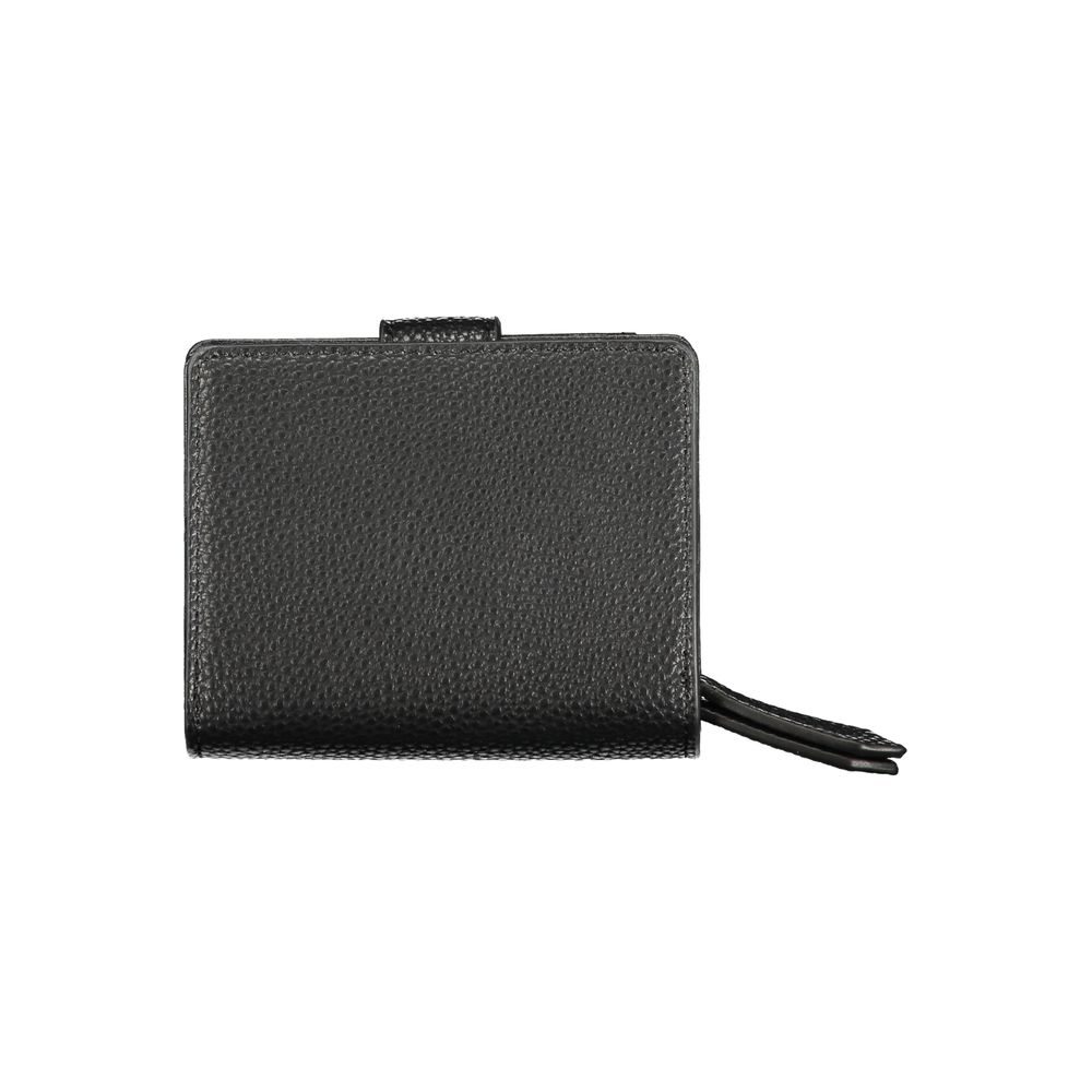 Black Polyurethane Women Wallet