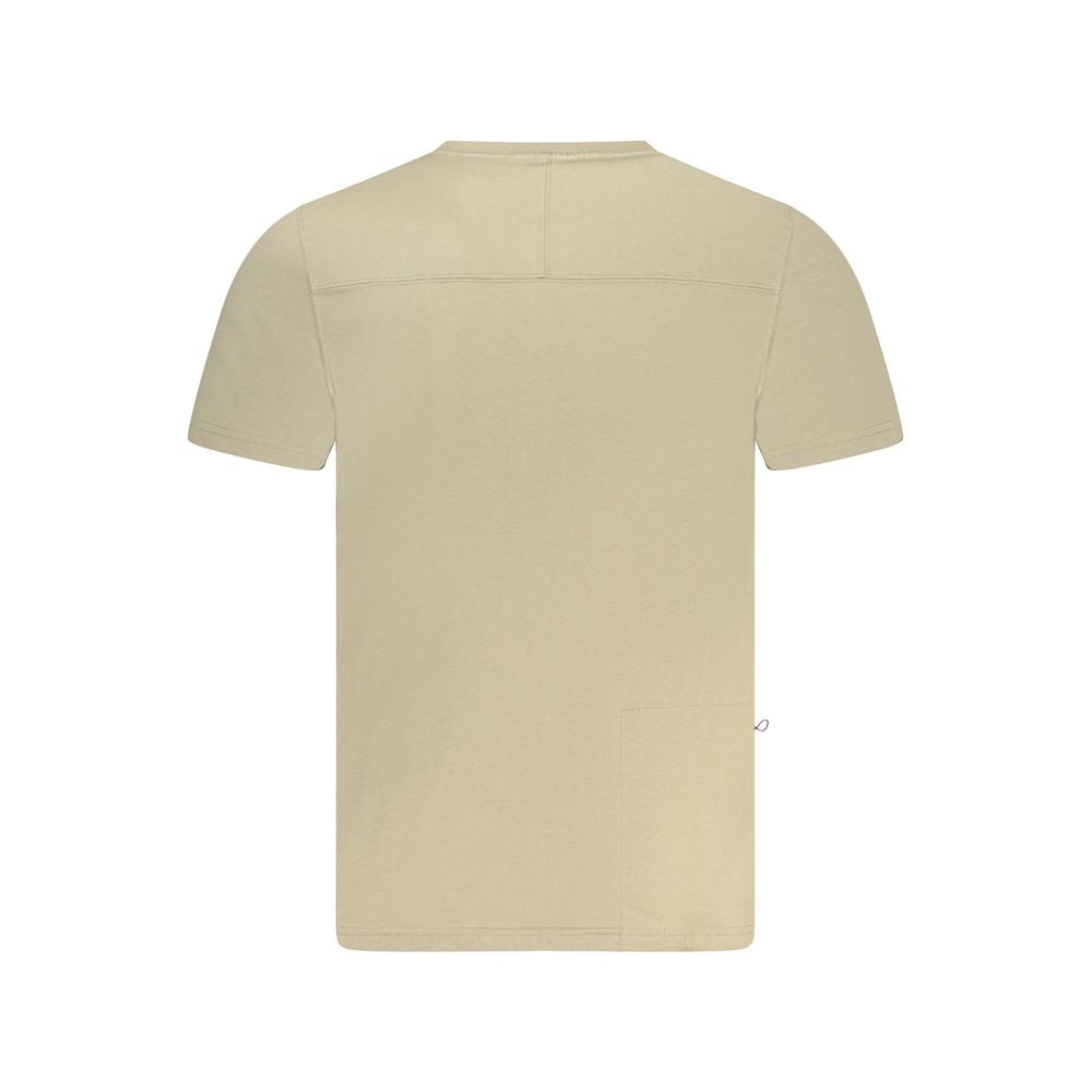 Camiseta verde de algodón para hombre