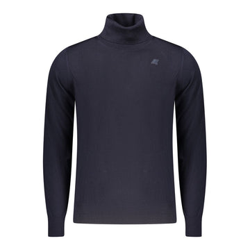 Blue Wool Men Sweater