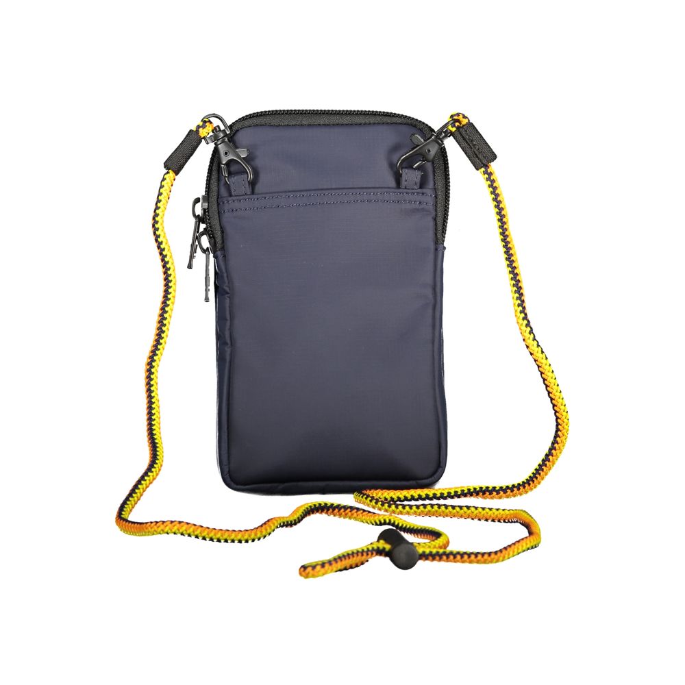 Bolso bandolera azul de poliéster