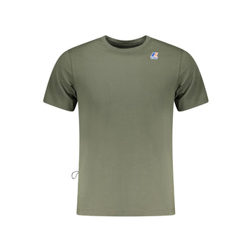 Green Cotton Men T-Shirt