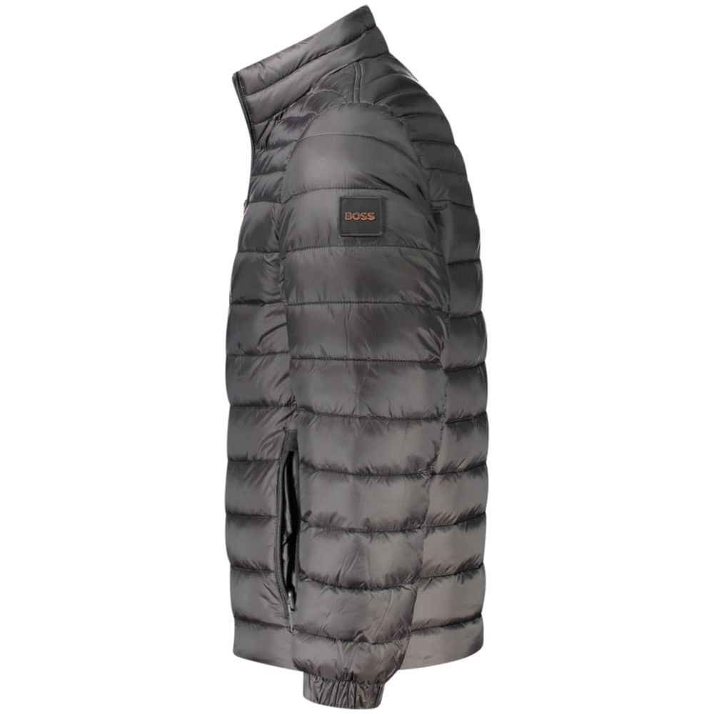 Chaquetas y abrigos de poliamida negra