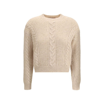 Beige Polyamide Sweatshirt