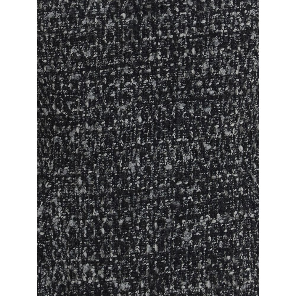 Parte superior de poliéster gris