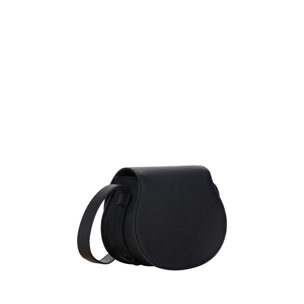Bolso de hombro Bos Taurus de piel de becerro negra