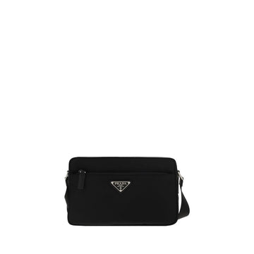 Bolso de hombro de nailon negro