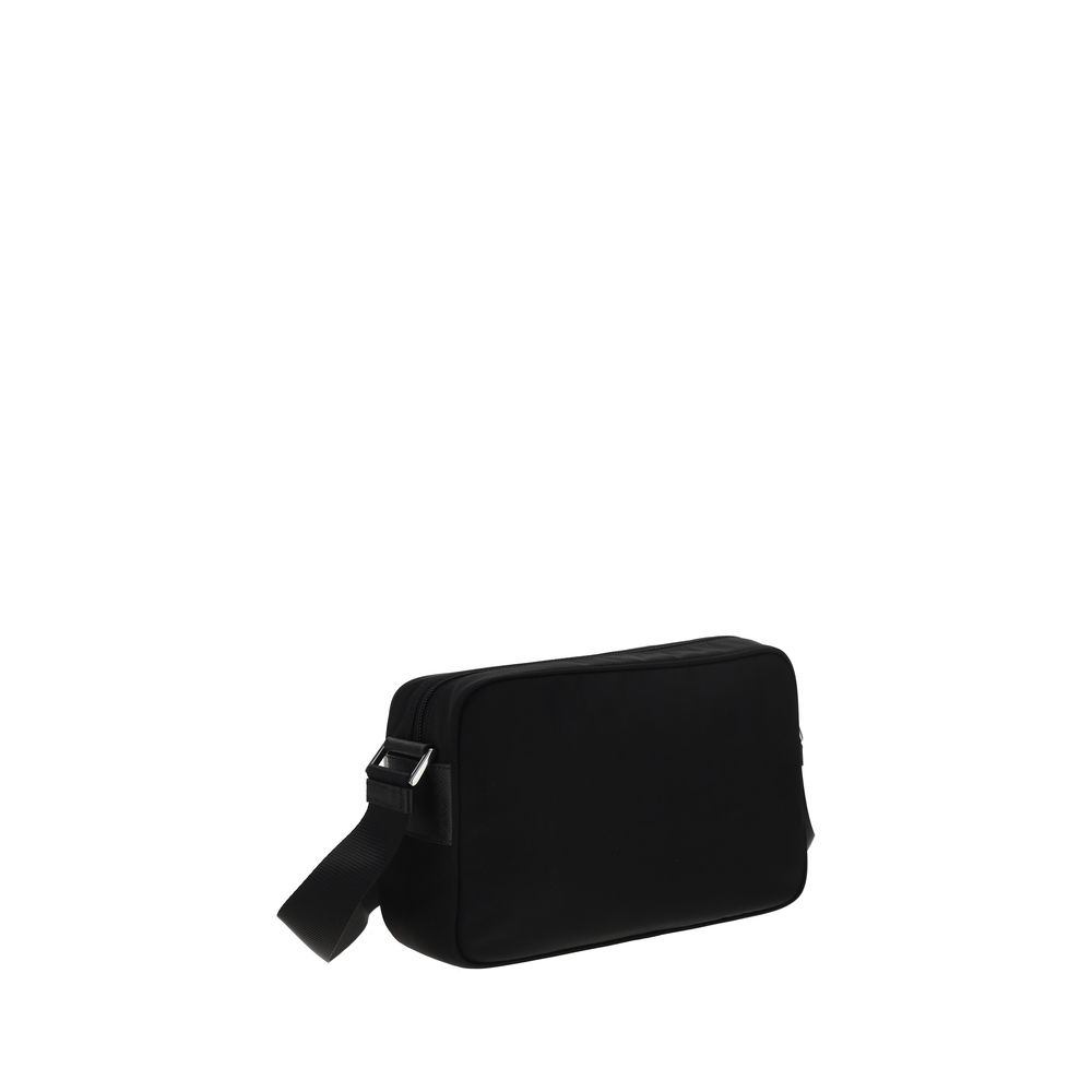 Bolso de hombro de nailon negro