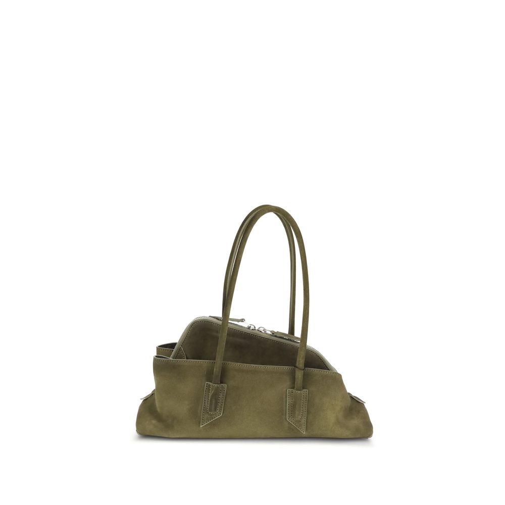 Bolso de hombro Bos Taurus de piel de becerro verde