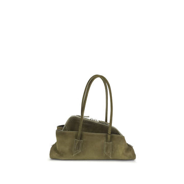 Bolso de hombro Bos Taurus de piel de becerro verde
