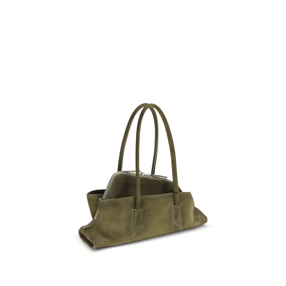 Bolso de hombro Bos Taurus de piel de becerro verde